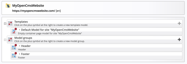 Creating a website with the Mercury Template