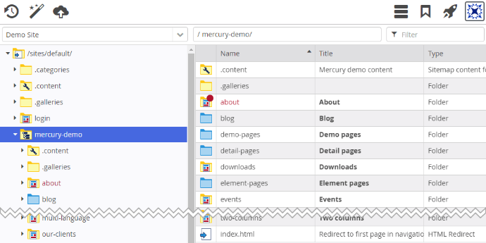 The virtual file system