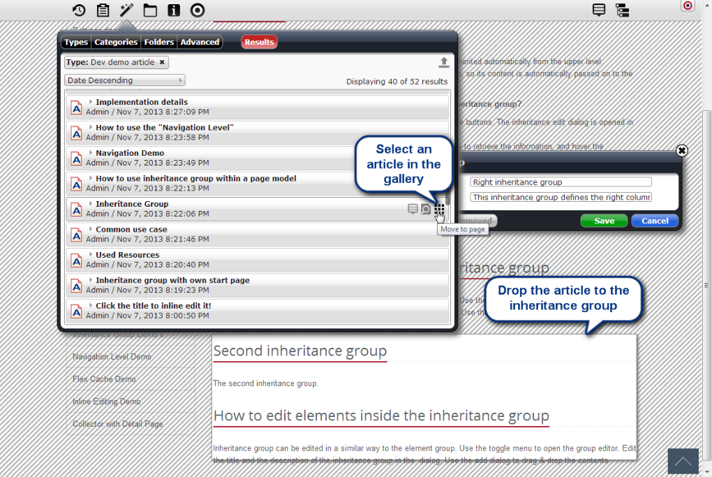 Inheritance group