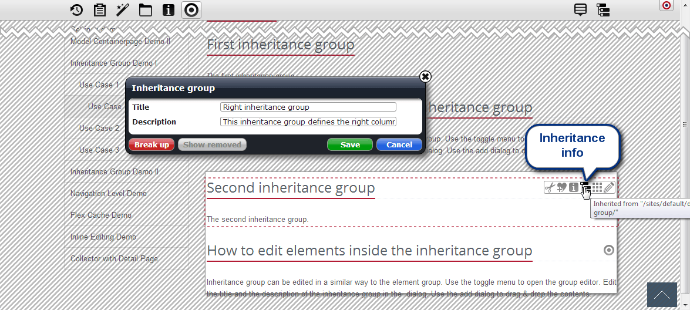 Inheritance group
